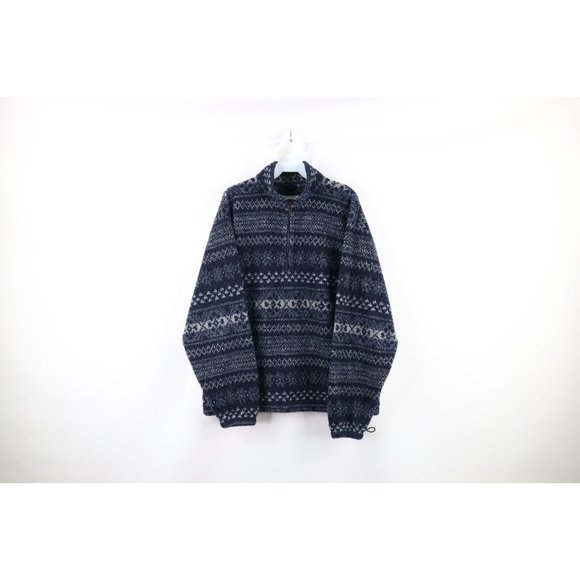 Pile Fleece Colourblock Sweater - Nautic / Pacific main image 0